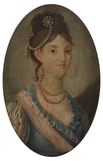 Carlota Joaquina, Queen of the United Kingdom of Portugal and Brazil and the Algarves by Henrique Jose da Silva